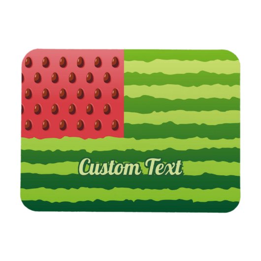 Watermeloenvlag Magneet (Horizontaal)
