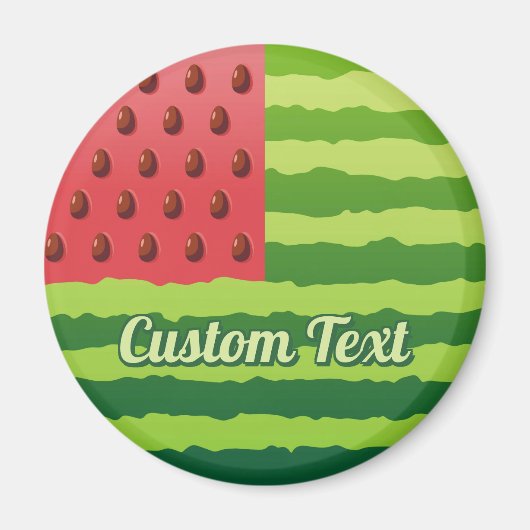 Watermeloenvlag Magnet (Voorkant)