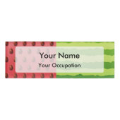 Watermeloenvlag Naambadge (Voorkant)