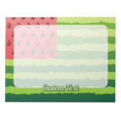 Watermeloenvlag Notitieblok (Voorkant)