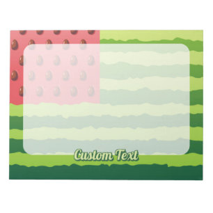 Watermeloenvlag Notitieblok