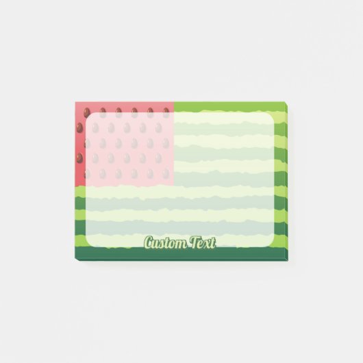 Watermeloenvlag Post-it® Notes (Voorkant)