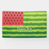 Watermeloenvlag Spandoek (Horizontaal)