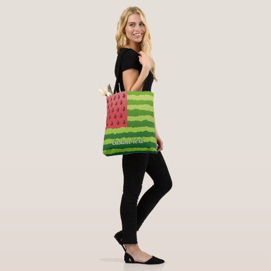 Watermeloenvlag Tote Bag (Op model)
