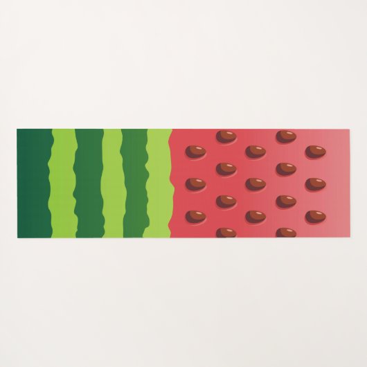 Watermeloenvlag Yogamat (Achterkant (horizontaal))