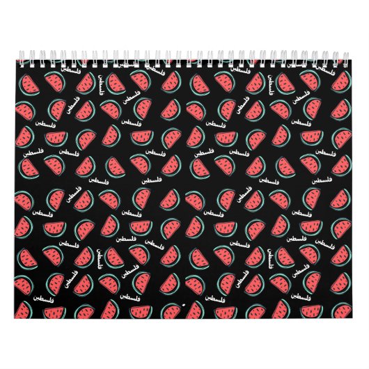 Watermeloenvrij Palestina Falasteen Kalender (Hoes)