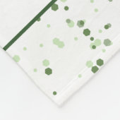 Watermeloenvruchtenplakjes en groene Stippen met t Fleece Deken (Hoek)