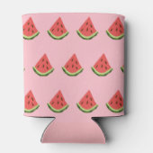 Watermeloenwiggen Koelbox (roze, rood & groen) Blikjeskoeler (Achterkant)