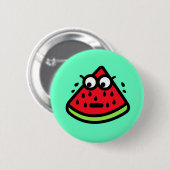 Watermeloenzout Ronde Button 5,7 Cm (Voorkant /achterkant)