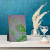 Watermelon Acrylic Pour Painting Plaque Fotoplaat (Zijkant)