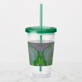 Watermelon Acrylic Pour Tumbler Acryl Drinkbeker (Rechts)