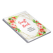 Watermelon and Pomegranate Baby Shower Guest Book Notitieboek (Rechterzijde)