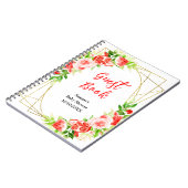 Watermelon and Pomegranate Baby Shower Guest Book Notitieboek (Linkerzijde)