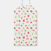 Watermelon and Pomegranate Baby Shower Thank You Cadeaulabel (Achterkant)