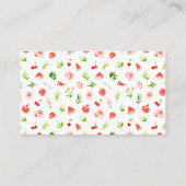 Watermelon and Pomegranate Birthday A Note On Gift Informatiekaartje (Achterkant)