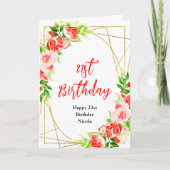 Watermelon and Pomegranate Birthday Kaart (Voorkant)