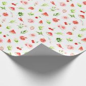 Watermelon and Pomegranate Pattern Cadeaupapier (Hoek)