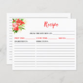 Watermelon and Pomegranate Recipe Card (Voorkant / Achterkant)