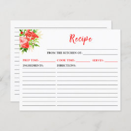 Watermelon and Pomegranate Recipe Card