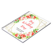 Watermelon and Pomegranate Wedding Planner Notitieboek (Linkerzijde)