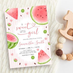 Watermelon Baby Shower Kaart