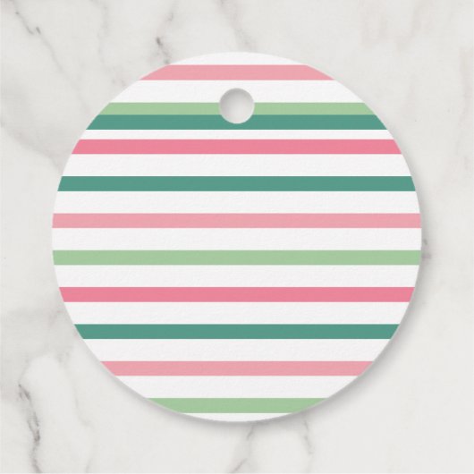 Watermelon Birthday Bedankjes Labels (Achterkant)