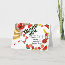 Watermelon Birthday Card Bedankkaart