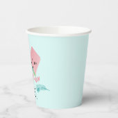 Watermelon Birthday Girl/One in a Melon Papieren Bekers (Links)