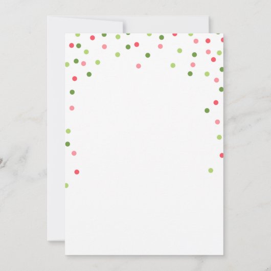 Watermelon Birthday Invitation Melon Summer Party Kaart (Achterkant)