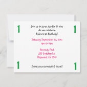 Watermelon Birthday Invite Kaart (Achterkant)