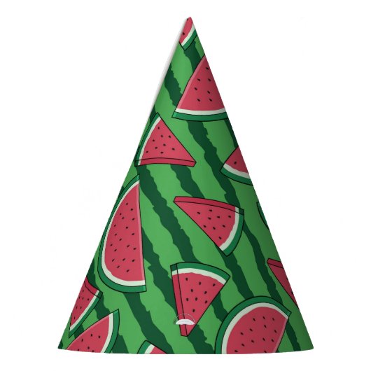 Watermelon Birthday Party Feesthoedjes (Links)