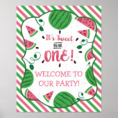 Watermelon Birthday Poster (Voorkant)