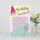 Watermelon Birthday word search game (Staand voorkant)