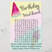 Watermelon Birthday word search game (Voorkant)