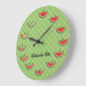 Watermelon Bites Clock Grote Klok (Hoek)