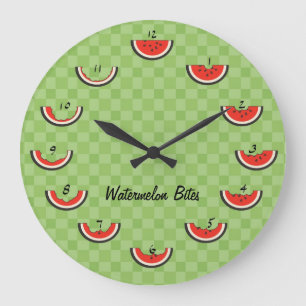 Watermelon Bites Clock Grote Klok