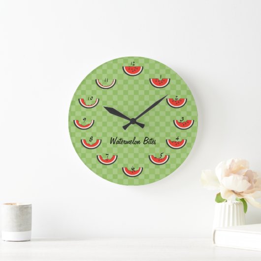 Watermelon Bites Clock Grote Klok (Huis)