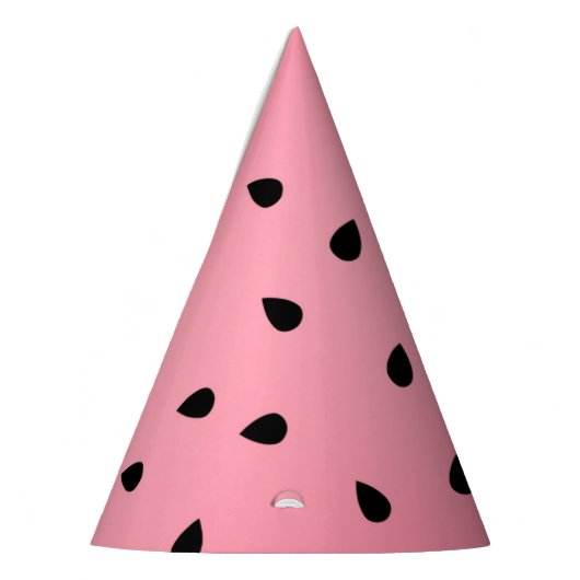 Watermelon Black Seeds Summer Vibes Juicy Pink Feesthoedjes (Links)