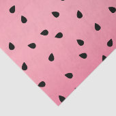 Watermelon Black Seeds Summer Vibes Juicy Pink Tissuepapier (Detail)