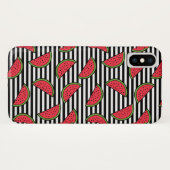 Watermelon Black & White Stripes Pattern Case-Mate iPhone Case (Achterkant (horizontaal))