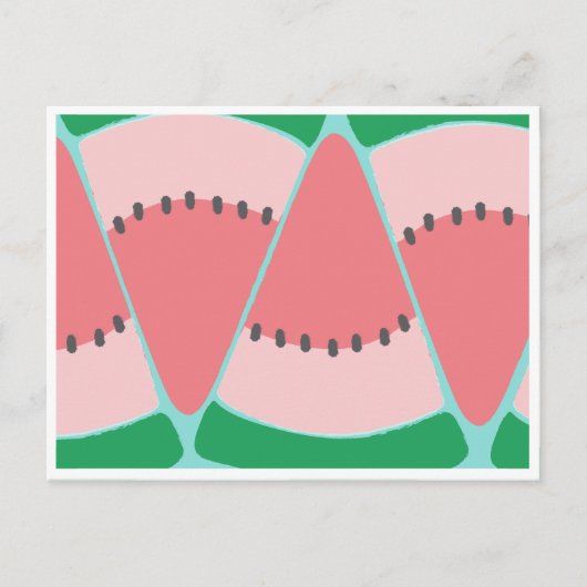 Watermelon Bonanza Briefkaart (Voorkant)