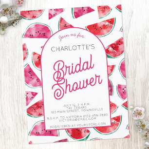 Watermelon Bridal Shower Briefkaart