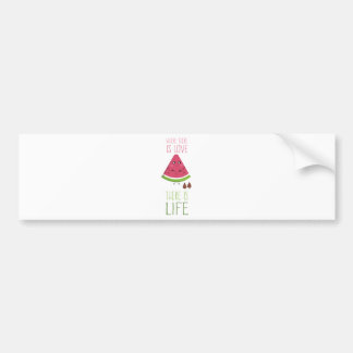 Watermelon Bumpersticker