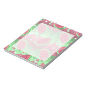 Watermelon Chevron Pattern Notitieblok (Linkerzijde)