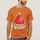 Watermelon Christmasree Christmas In July boy T-shirt (Voorkant)