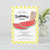 Watermelon Company Zomerpicknick Kaart (Staand voorkant)