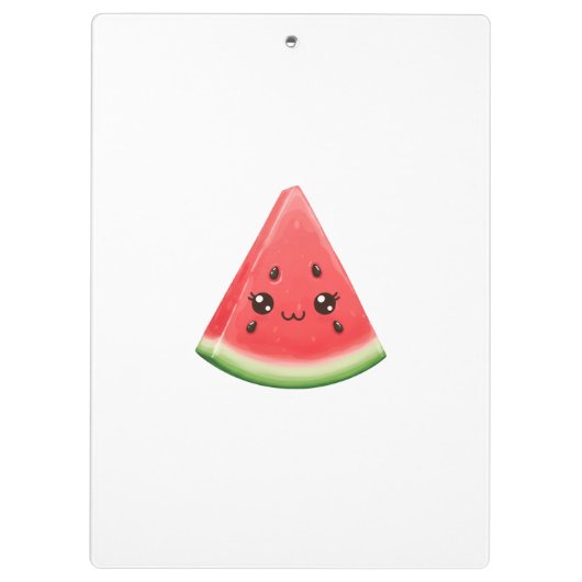 Watermelon Custom Funny Summer Fruit Klembord (Achterkant)