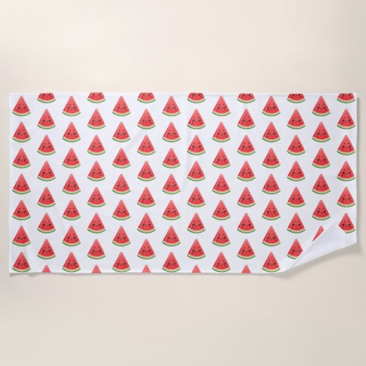 Watermelon Custom Funny Summer Fruit Strandlaken (Voorkant)