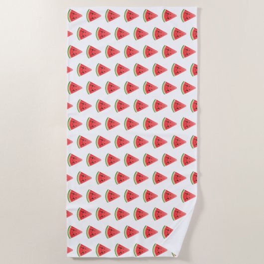 Watermelon Custom Funny Summer Fruit Strandlaken (Voorkant)