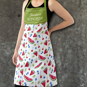 Watermelon Custom Kitchen Unisex Schort